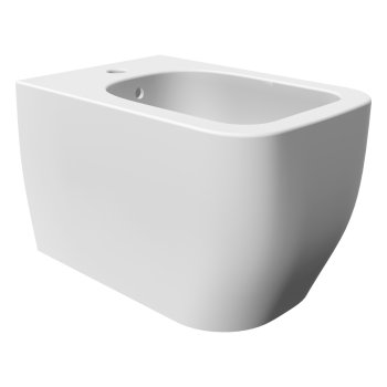 Bideu suspendat Scarabeo TEOREMA 2.0, ceramică italiană, set fixare inclus
